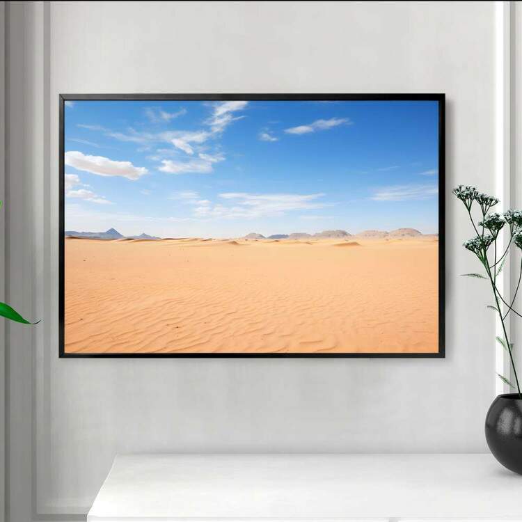 Quadro Decorativo Paisagem Deserto e Cu Azul