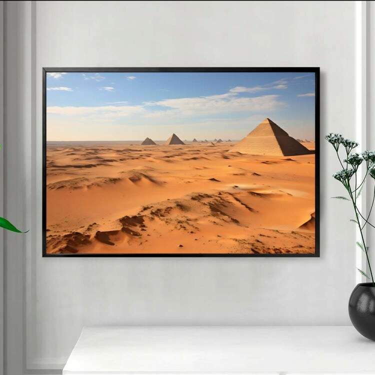 Quadro Decorativo Paisagem Pirmide no Deserto