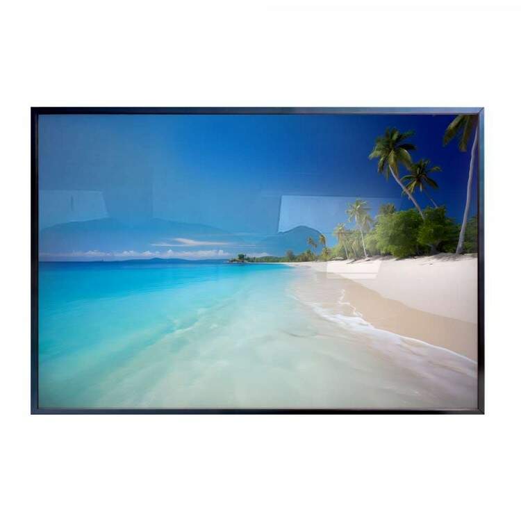 Quadro Decorativo Paisagem Praia e Cu Azul