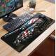 Mouse Pad Gigante 70x30cm Tanque de Guerra Estampado da Bandeira U.S.A