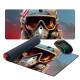 Mouse Pad Gigante 70x30cm Mulher com M�scara de Piloto