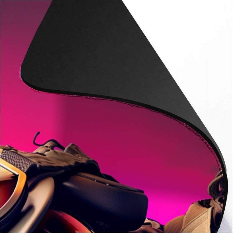 Mouse Pad Gigante 70x30cm Soldado Futurista com Capacete