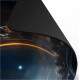 Mouse Pad Gigante 70x30cm Astronauta No Espa�o Observando Outro Planeta