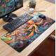 Mouse Pad Gigante 70x30cm Estilo Abstrato Polvo Repleto de Cores