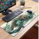 Mouse Pad Gigante 70x30cm Drag�o Chin�s Verde com Detalhes