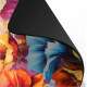 Mouse Pad Gigante 70x30cm Estilo Pintura Flores Coloridas