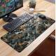 Mouse Pad Gigante 70x30cm Camuflagem em Tons de Marrom e Verde