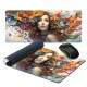 Mouse Pad Gigante 70x30cm Estilo Abstrato Mulher com Cabelo Colorido