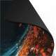 Mouse Pad Gigante 70x30cm Astronauta Repleto de Flores no Espa�o