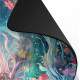 Mouse Pad Gigante 70x30cm Sereia com Calda Azul e Cabelo Roxo