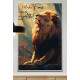 Quadro Decorativo Le�o Motivacional Minha For�a Vem do Alto