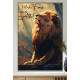 Quadro Decorativo Le�o Motivacional Minha For�a Vem do Alto