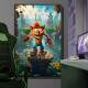 Quadro Decorativo Crash Bandicoot Remastered