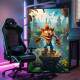 Quadro Decorativo Crash Bandicoot Remastered