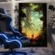 Quadro Decorativo �rvores com Cip�s em Floresta
