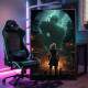 Quadro Decorativo Inspirado em Jogo Final Fantasy