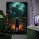 Quadro Decorativo Inspirado em Jogo Final Fantasy