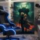Quadro Decorativo Inspirado em Jogo Final Fantasy Casal Loiro