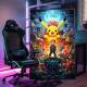Quadro Decorativo Inspirado em Jogo Pok�mon e Ash Ketchum