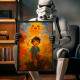 Quadro Decorativo Pok�mon Pikachu e Ash Ketchum