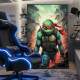Quadro Decorativo Inspirado em Jogo Tartarugas Ninjas