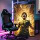 Quadro Decorativo Inspirado em Game de Futebol Dom�nio no Campo e Habilidade do Jogador