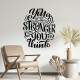Adesivo de Parede Frase Motivacional You Are The Stronger Than You Think