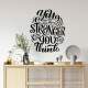 Adesivo de Parede Frase Motivacional You Are The Stronger Than You Think