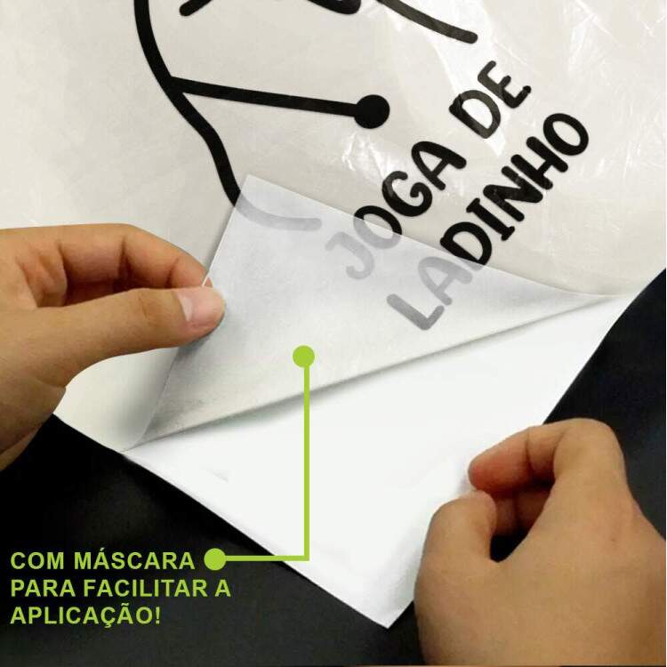 Adesivo de Parede Frase Engraado Flork Joga de Ladinho