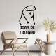 Adesivo de Parede Frase Engra�ado Flork Joga de Ladinho