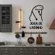 Adesivo de Parede Frase Engra�ado Flork Joga de Ladinho