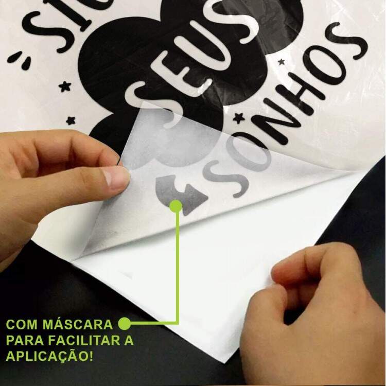 Adesivo de Parede Frase Para Seu Lar Frase Siga Seus Sonhos