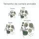 Adesivo de Parede Folhagem e Detalhes Verdes Past�is Boho