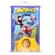 Banner Impresso em Lona Infantil Inspirado em Homem Aranha Estilo Cartoon com Nome, Foto e Idade