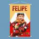 Banner Impresso em Lona Infantil Inspirado em Homem de Ferro com Nome, Foto e Idade
