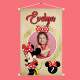 Banner em Lona Infantil Inspirado em Minnie com Foto, Nome e Idade