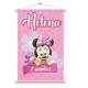 Banner em Lona Infantil Inspirado em Minnie com Nome e Idade