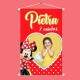 Banner em Lona Infantil Inspirado em Minnie com Nome, Foto e Idade
