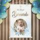 Banner em Lona Infantil Para Batizado com Nome Delicado