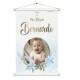 Banner em Lona Infantil Para Batizado com Nome Delicado