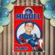 Banner em Lona Infantil Inspirado em Capit�o Am�rica Personalizado Vermelho