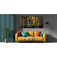 Kit 3 Quadros Decorativos Fam�lia Leonina na Selva
