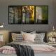 Kit 3 Quadros Decorativos Fam�lia Leonina na Selva