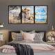 Quadros Decorativos Le�o de Jud� - Kit 3 Unidades