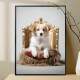 Quadro Decorativos de Animais Cachorro em Caminha Luxuosa