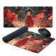 Mouse Pad Gigante 70x30cm Anime Desenho de Menina com Flores