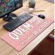 Mouse Pad Gigante 70x30cm Frase Quem N�o Quer