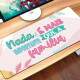 Mouse Pad Gigante 70x30cm Frase Nada Mais Importante Que a Fam�lia