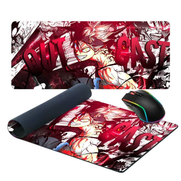 Mouse Pad Gigante 70x30cm Black Cover Anime