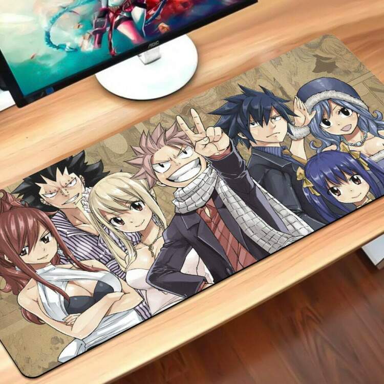 Mouse Pad Gigante 70x30cm Fairy Tail Anime